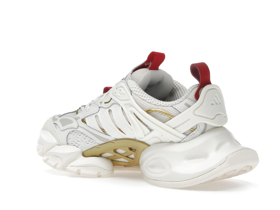 adidas XLG Runner Deluxe Off White Gold Metallic Red