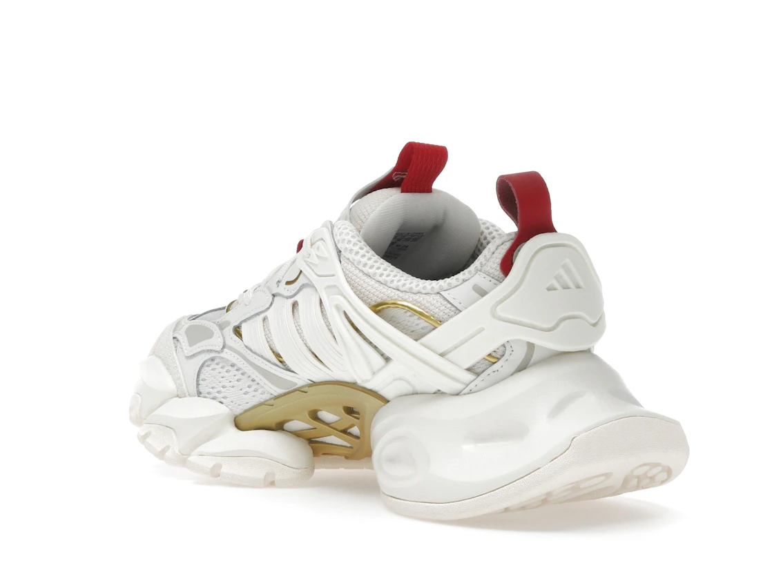 adidas XLG Runner Deluxe Off White Gold Metallic Red