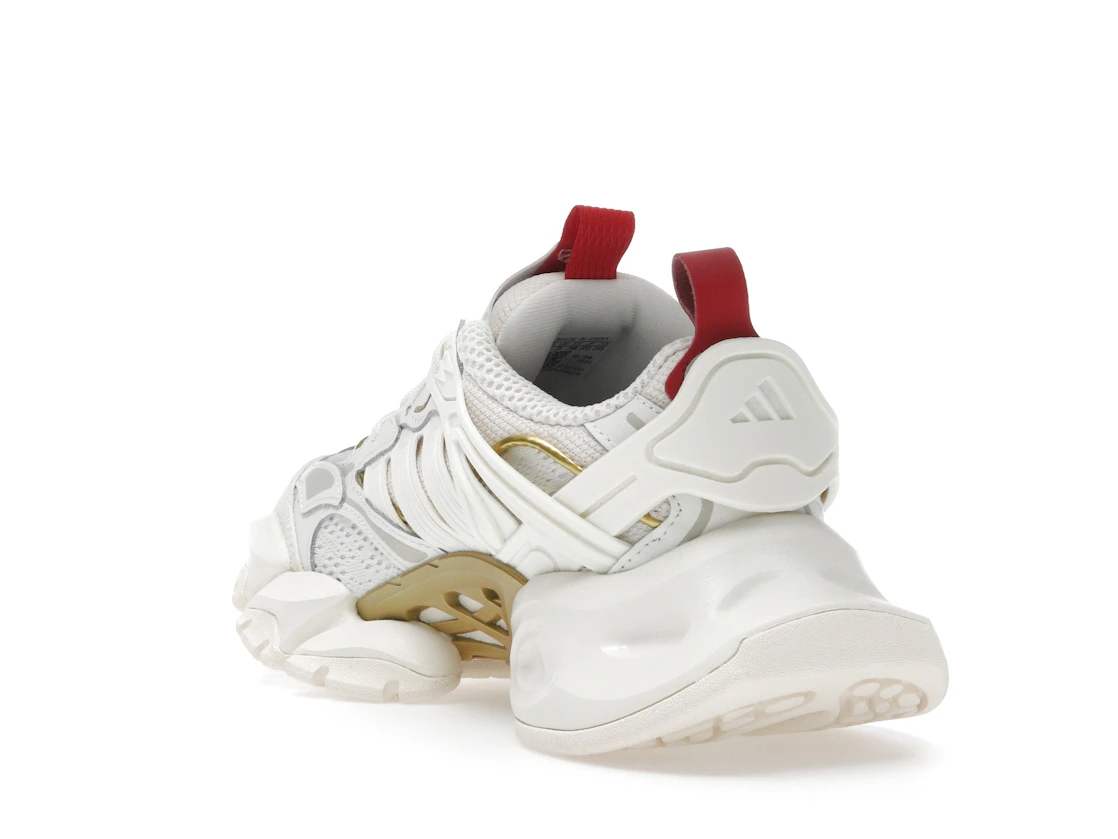 adidas XLG Runner Deluxe Off White Gold Metallic Red