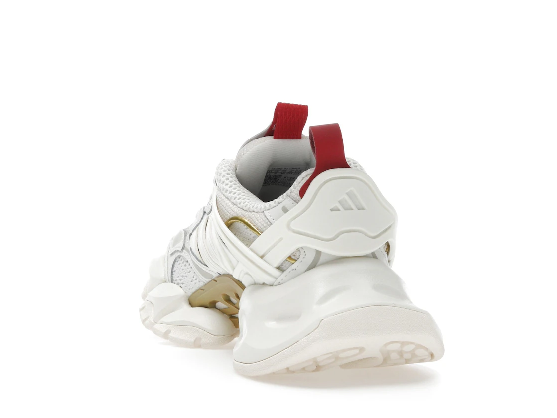 adidas XLG Runner Deluxe Off White Gold Metallic Red