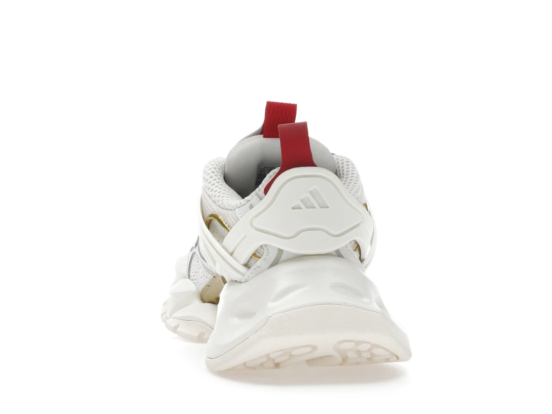 adidas XLG Runner Deluxe Off White Gold Metallic Red