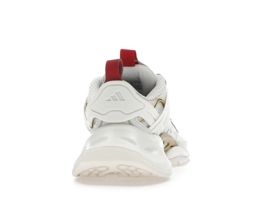 adidas XLG Runner Deluxe Off White Gold Metallic Red