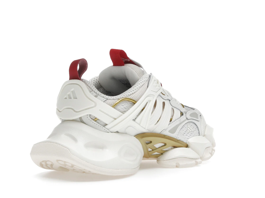 adidas XLG Runner Deluxe Off White Gold Metallic Red