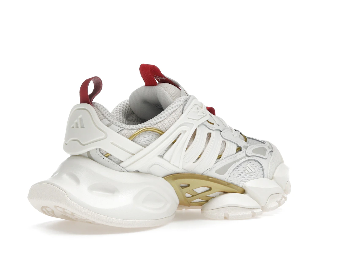 adidas XLG Runner Deluxe Off White Gold Metallic Red