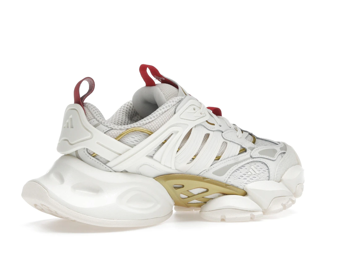 adidas XLG Runner Deluxe Off White Gold Metallic Red