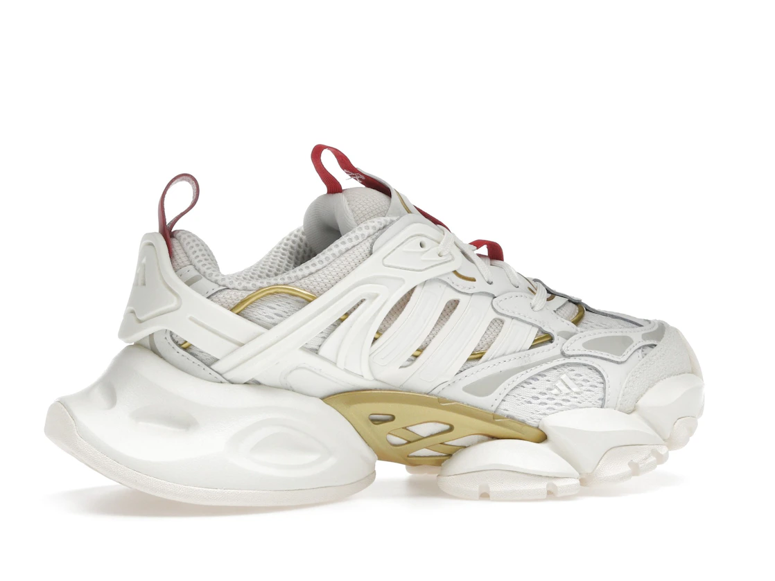 adidas XLG Runner Deluxe Off White Gold Metallic Red