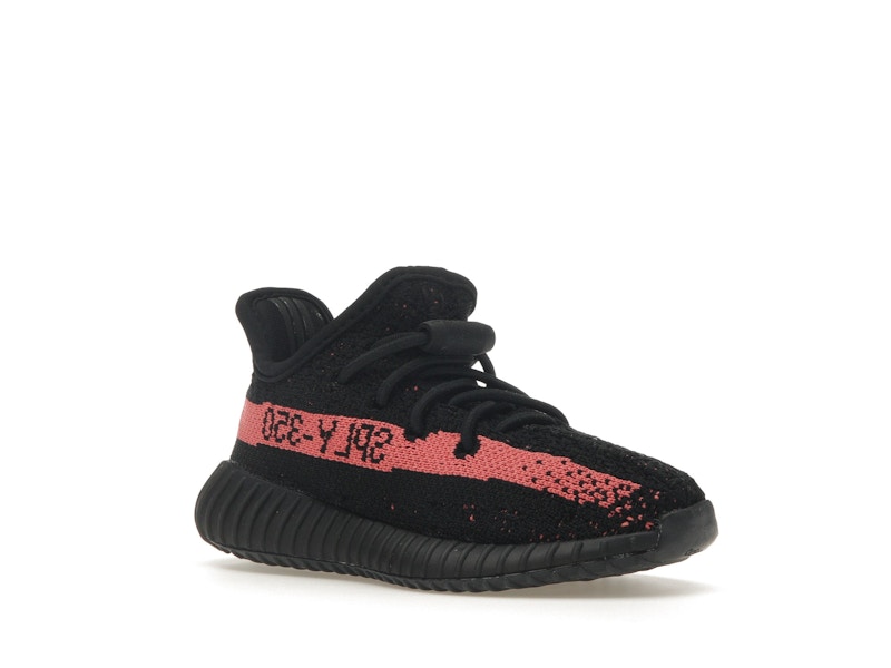 adidas Yeezy Boost 350 V2 Core Black Red (Infants)