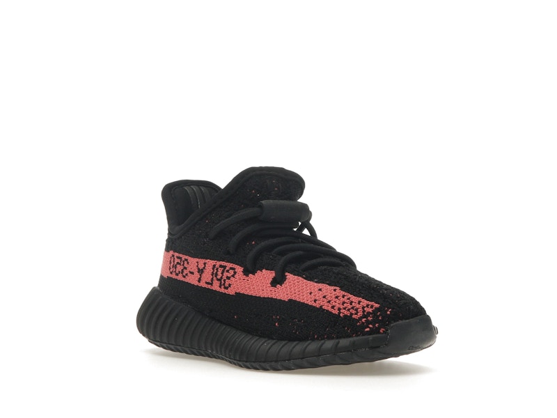 adidas Yeezy Boost 350 V2 Core Black Red (Infants)