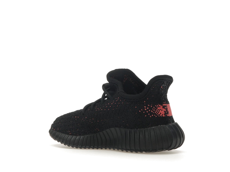 adidas Yeezy Boost 350 V2 Core Black Red (Infants)