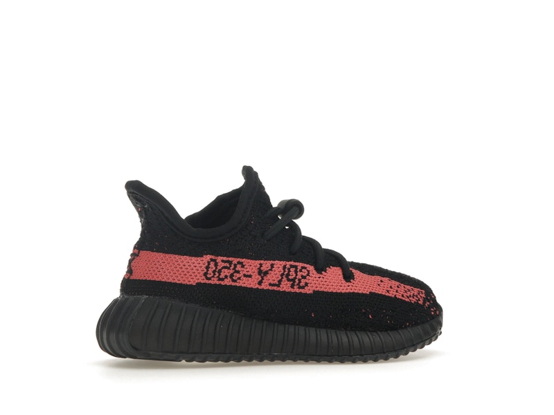 adidas Yeezy Boost 350 V2 Core Black Red (Infants)