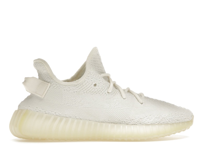 White yeezys triple white