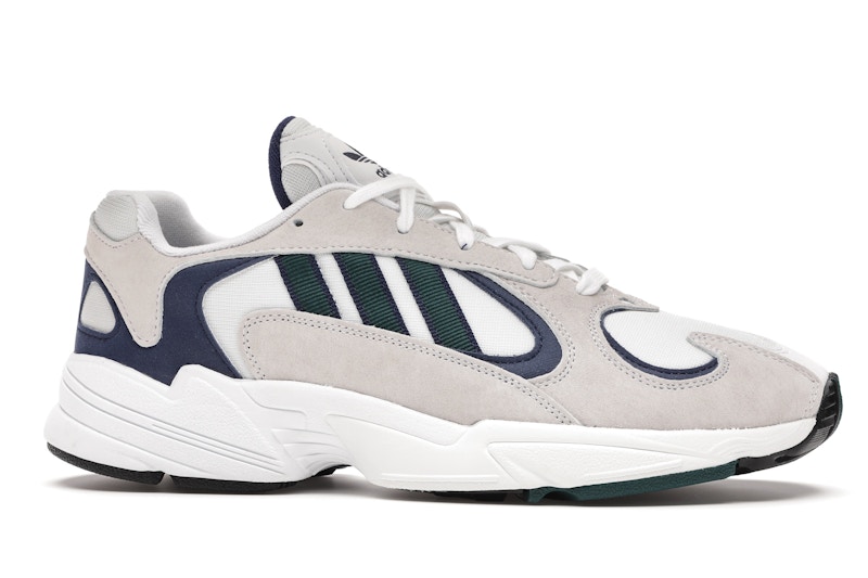 Adidas yung 1 og blue leather trainers clearance