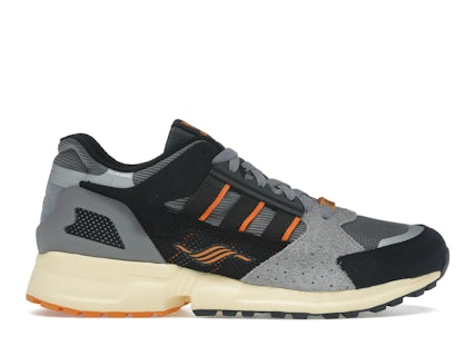 adidas ZX 10000C size? Grey Black Orange Men's Sneakers US