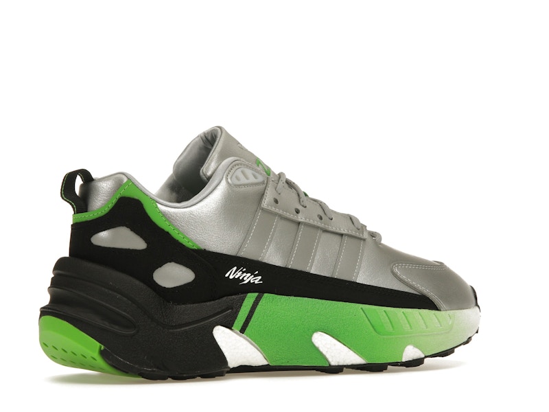 adidas ZX 22 Boost Kawasaki Ninja Silver Metallic