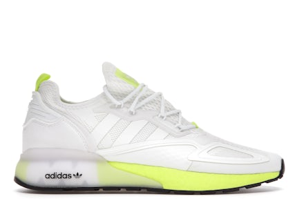 adidas ZX 2K Boost Nuage Blanc Jaune Solaire Homme Style FW0480 FR