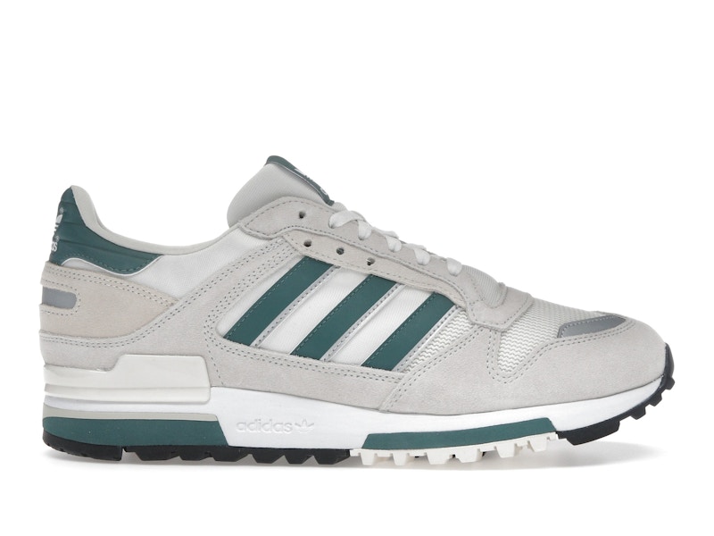 ワイト adidas ZX 600 Crystal White Preloved Teal Core White Men's