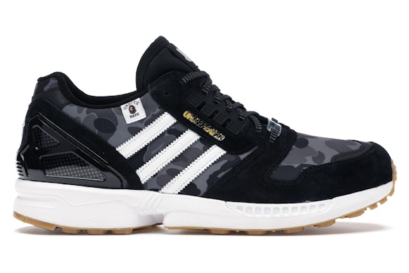 adidas ZX 8000 Bape Undefeated Black 0