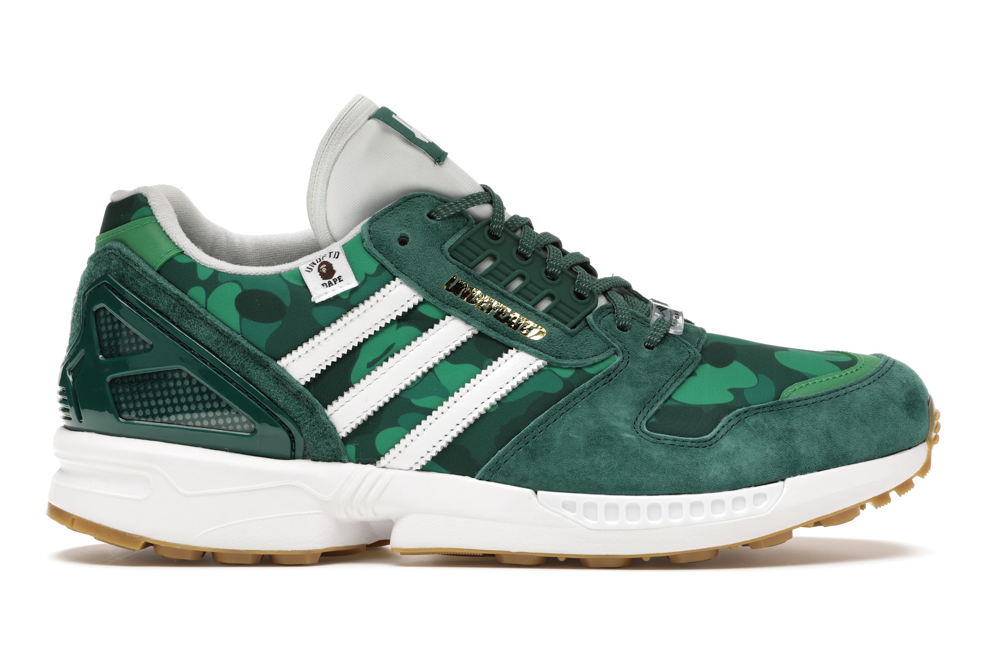 adidas ZX 8000 Bape Undefeated Green Men's - FY8851 - US