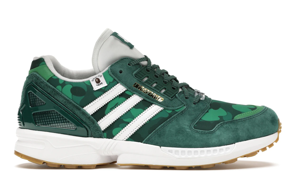 adidas ZX 8000 Bape Undefeated Green