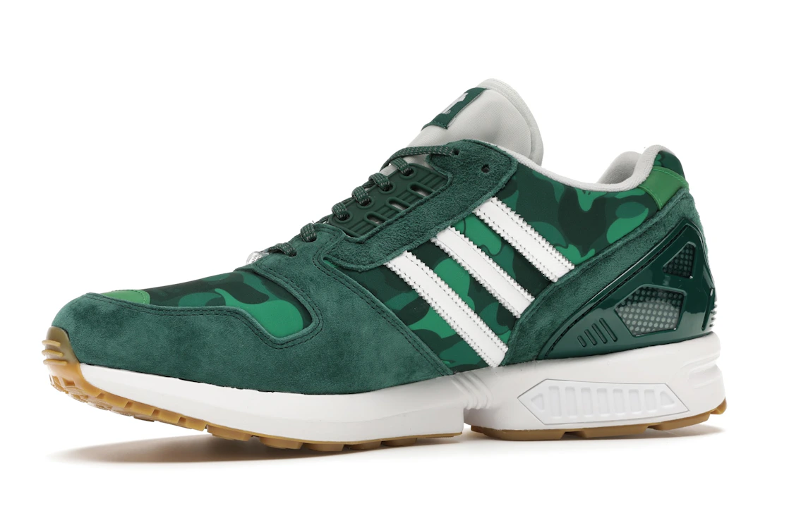 adidas ZX 8000 Bape Undefeated Green