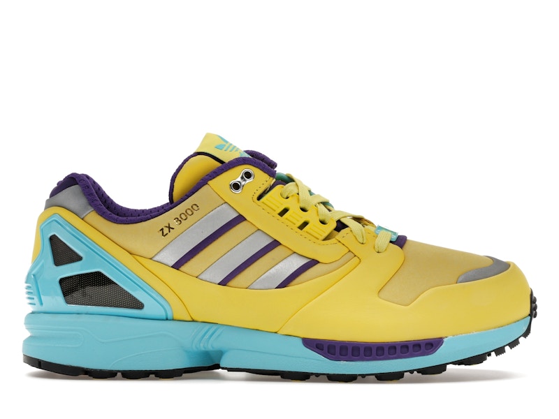 adidas ZX 8000 Consortium Yellow Blue Glow Men's - JQ4359 - US