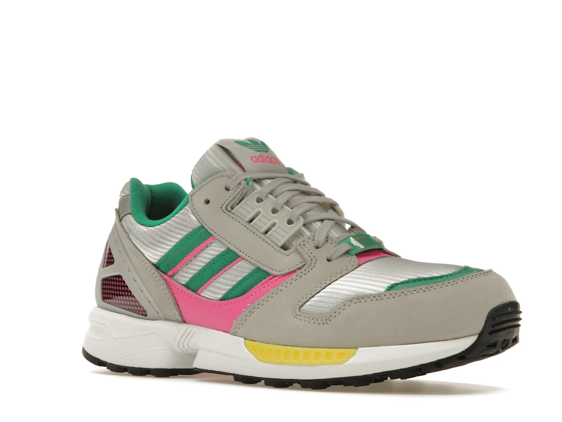 adidas ZX 8000 Grey Court Green Screaming Pink
