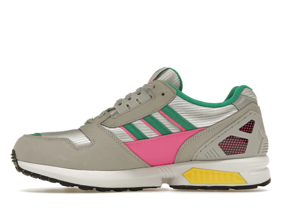 adidas ZX 8000 Grey Court Green Screaming Pink