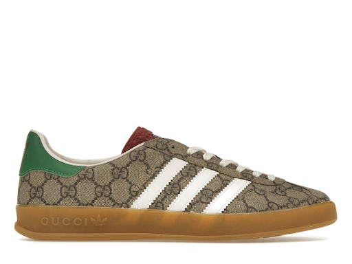 adidas x Gucci Gazelle en beige con monograma GG 0
