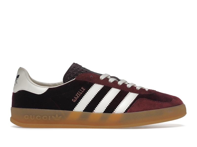 adidas x Gucci Gazelle Burgundy Velvet Men's - 707848 9STU0