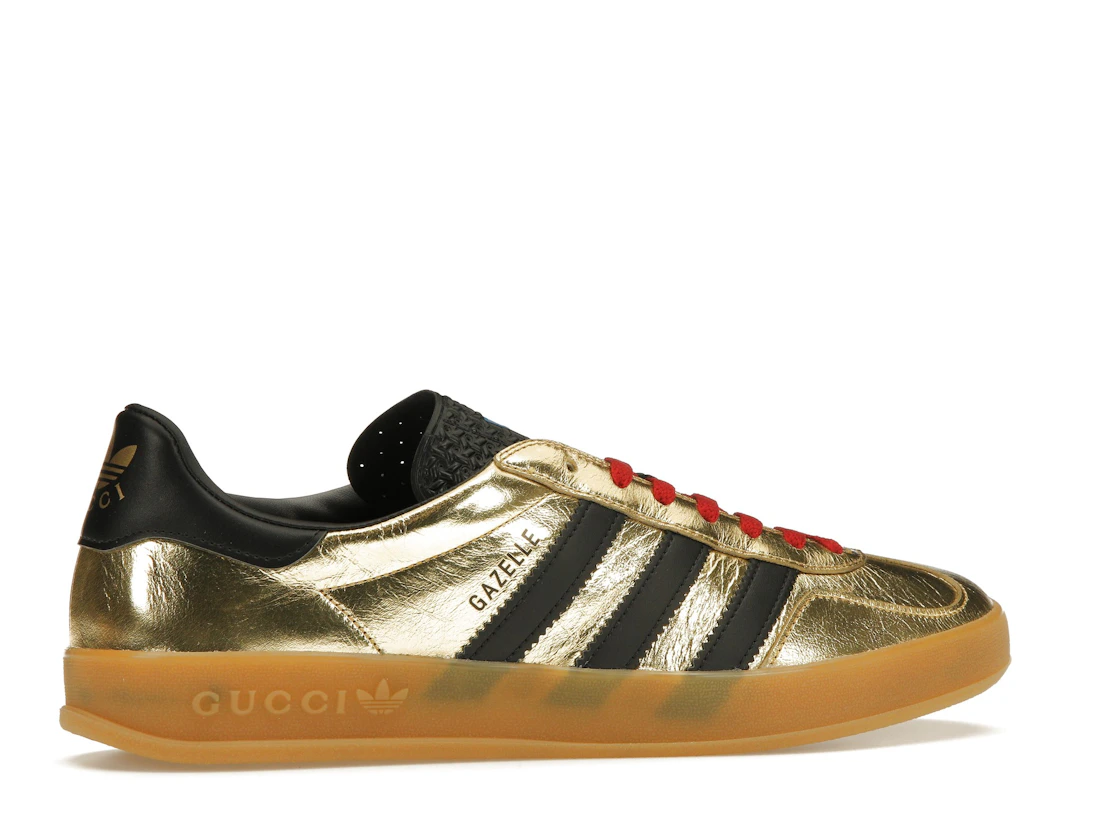 adidas x Gucci Gazelle Metallic Gold