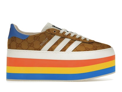 adidas x Gucci Gazelle Original GG Multicolor Platform (Women's) - 707873_UWV20_7163 - US adidas x Gucci Gazelle Original GG Multicolor Platform (Women's) - 707873_UWV20_7163 - US