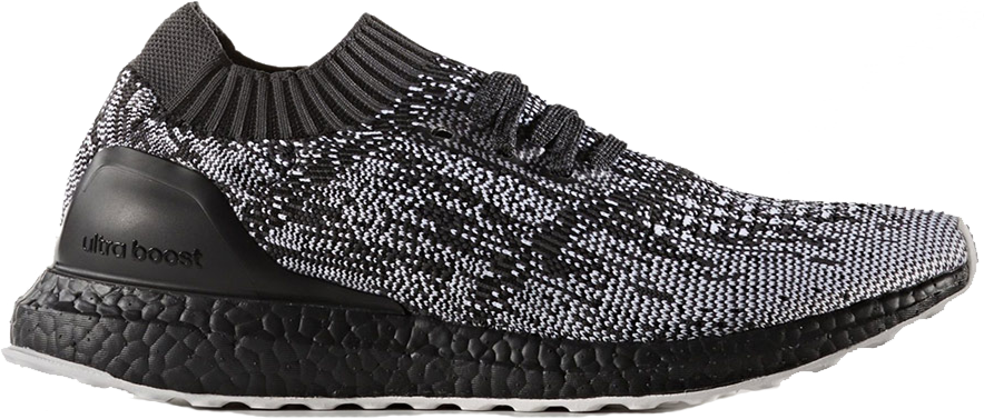 ultra boost uncaged black and white
