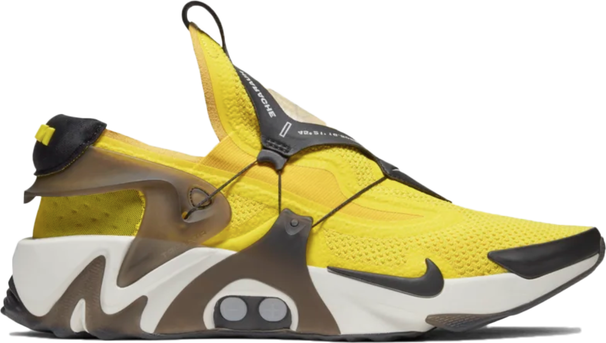 yellow huarache sneakers