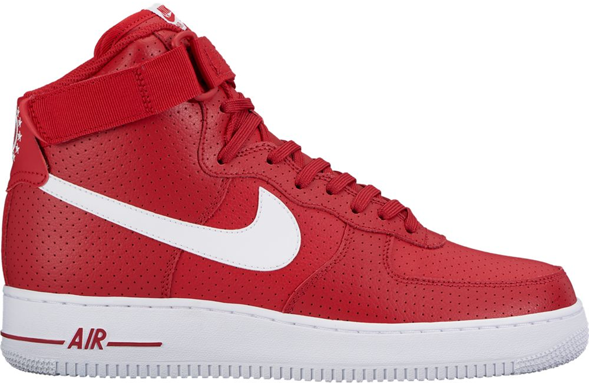 red high top air force 1