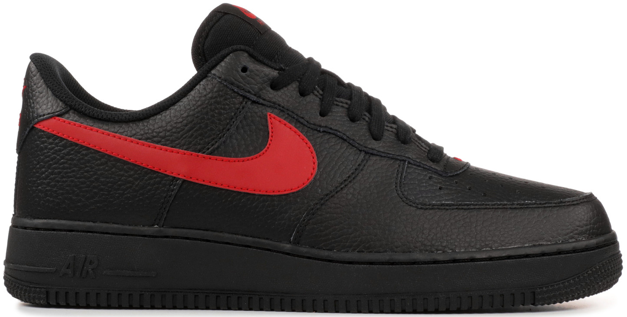 nike air force 1 low black and red