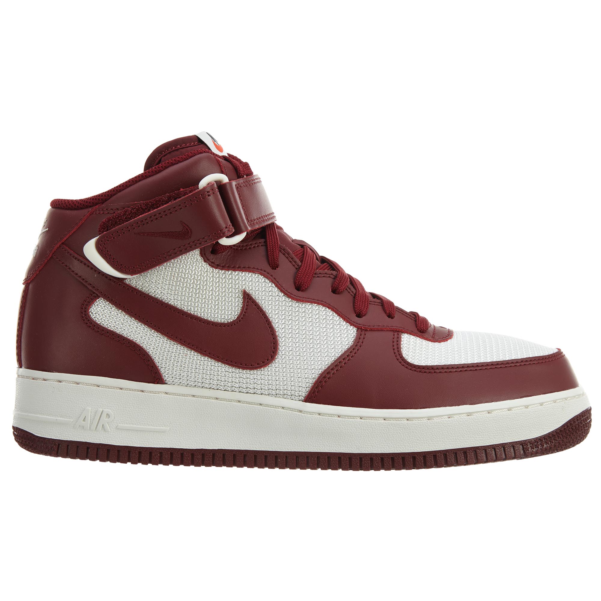 air force 1 mid red and white