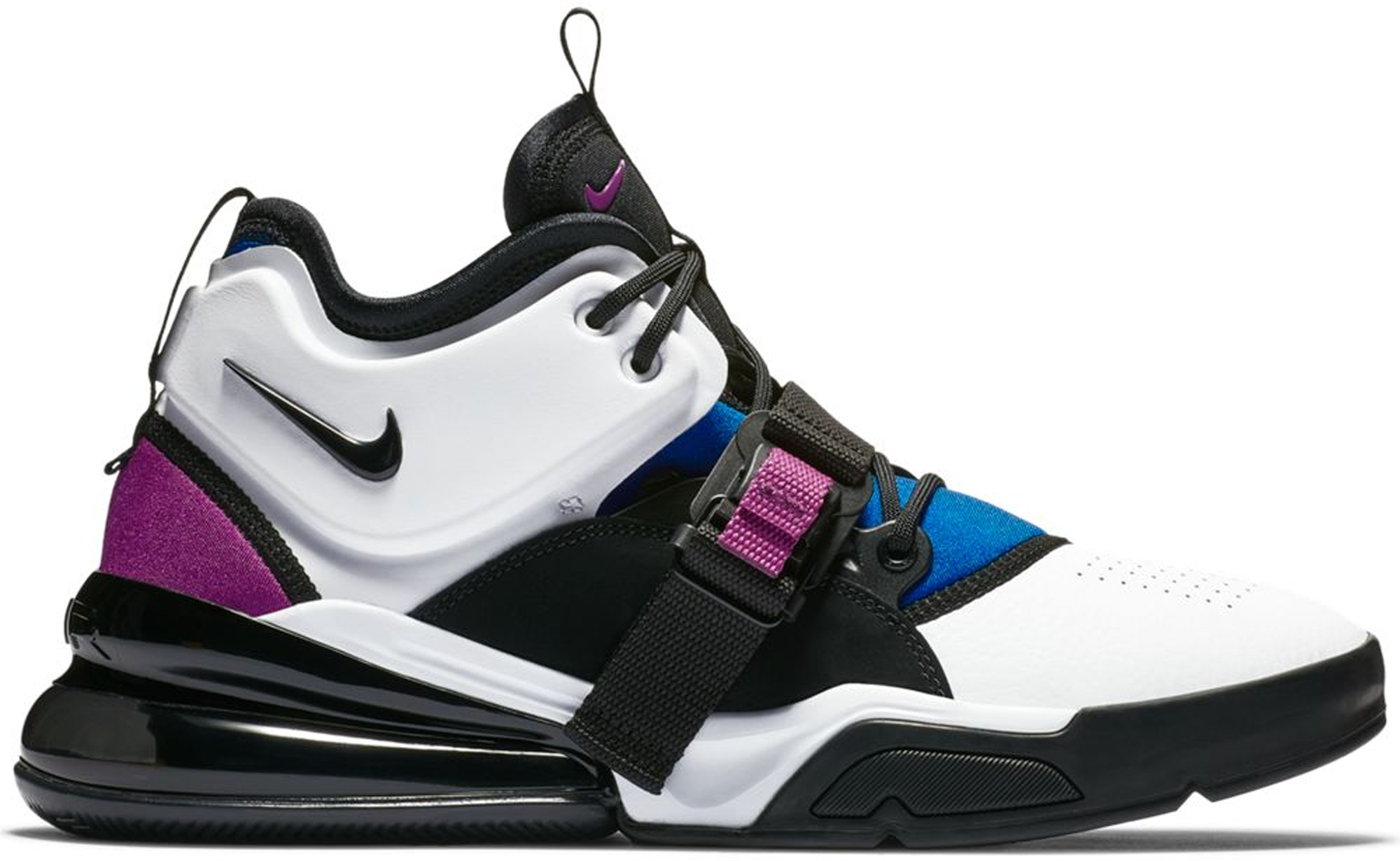 nike air force 270 blue and white