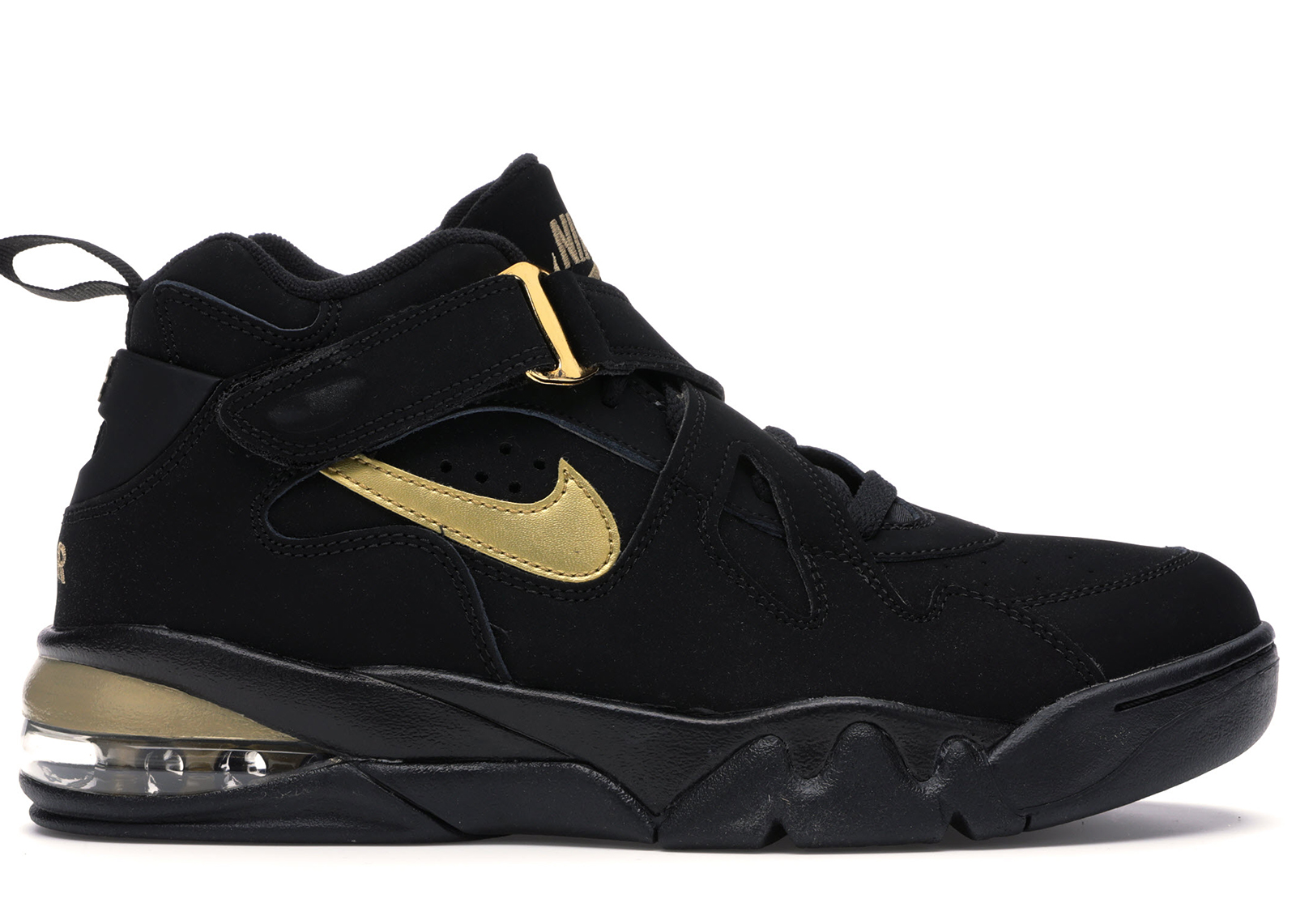 nike air force max cb black and gold
