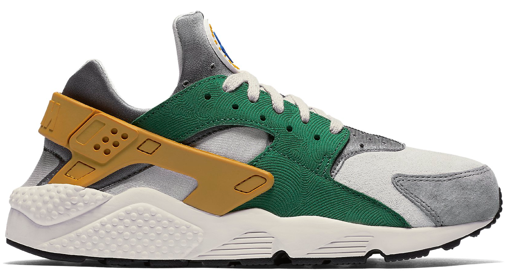 green and gold huaraches