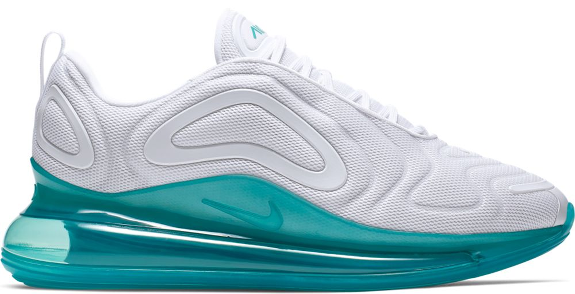 nike air teal and white