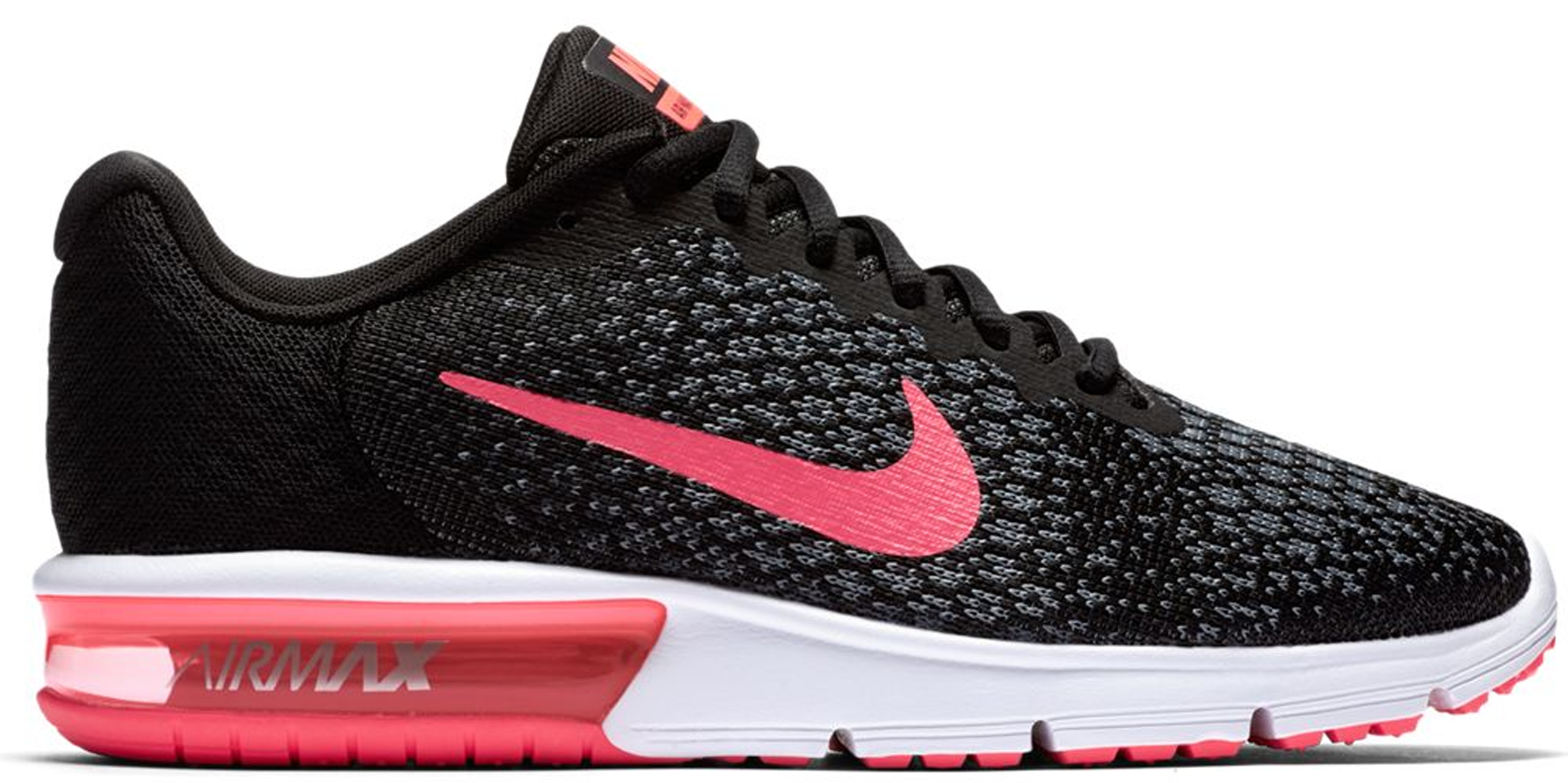 Nike Air Max Sequent 2 Black Vivid Pink 