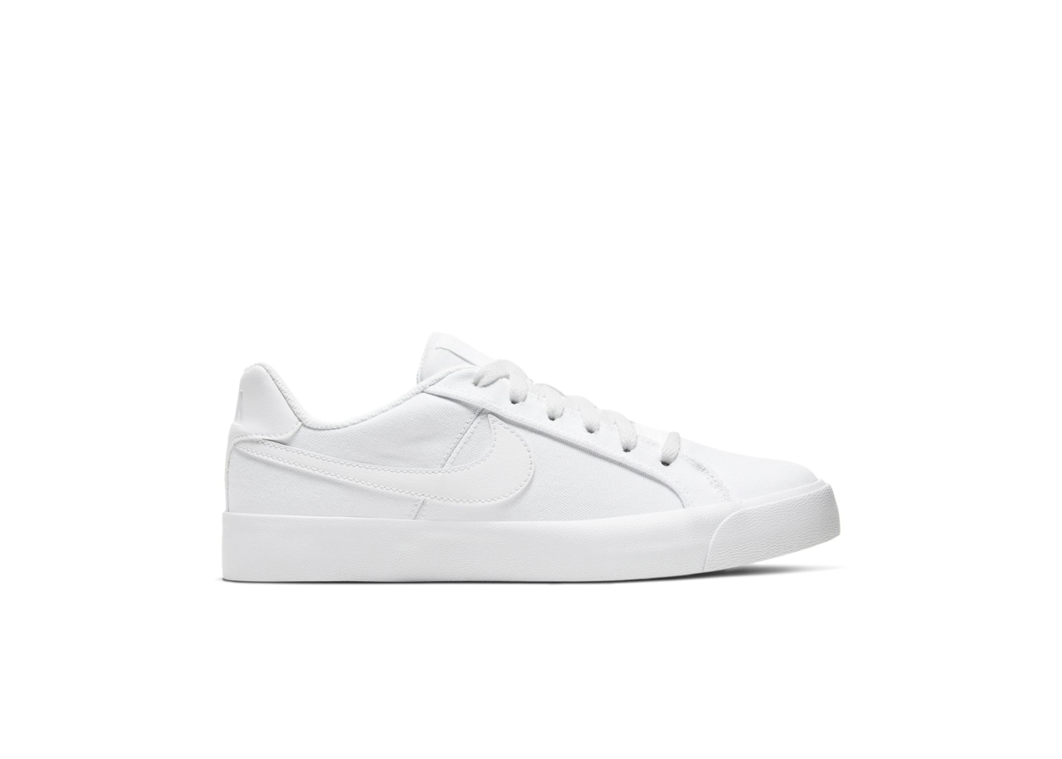 nike court royale all white