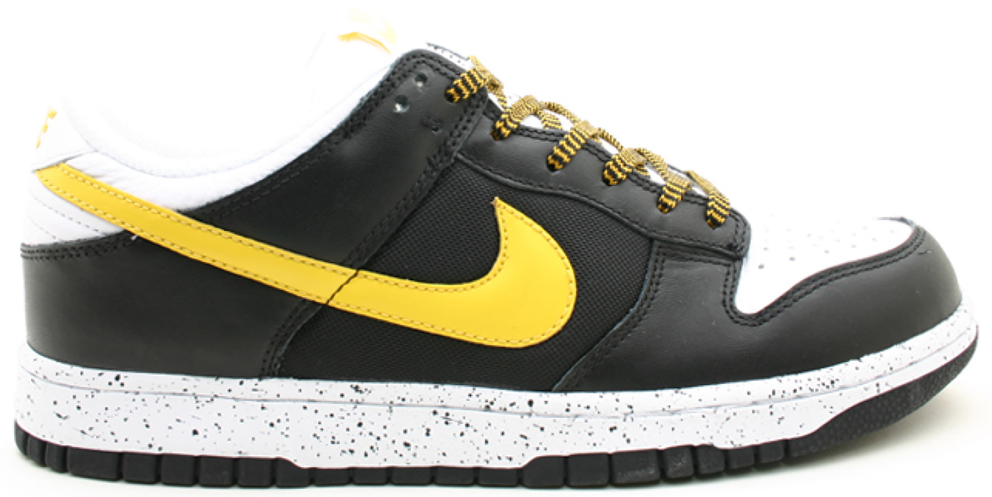 nike sb dunk low black and yellow