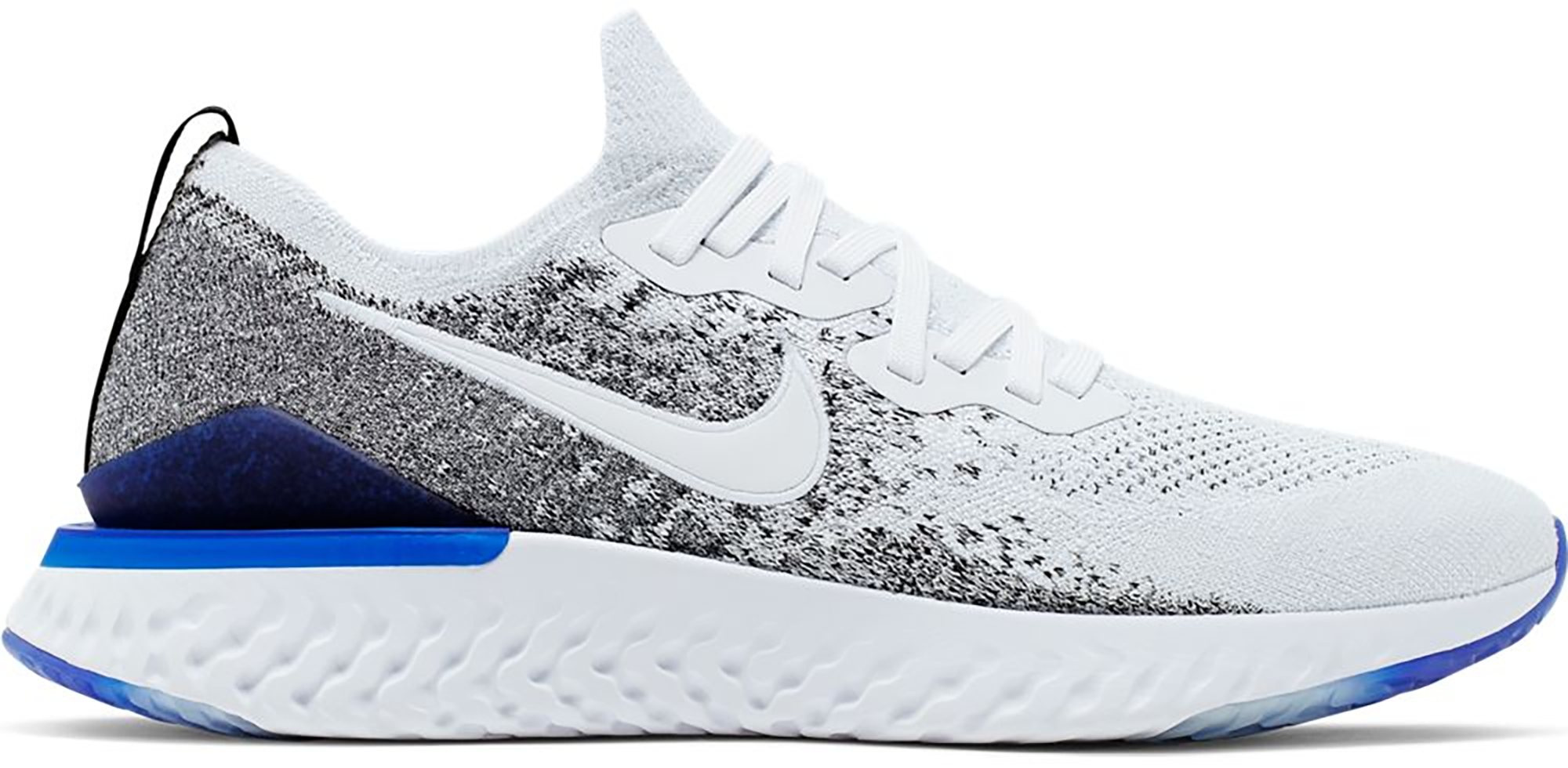 nike react flyknit 2 black and white