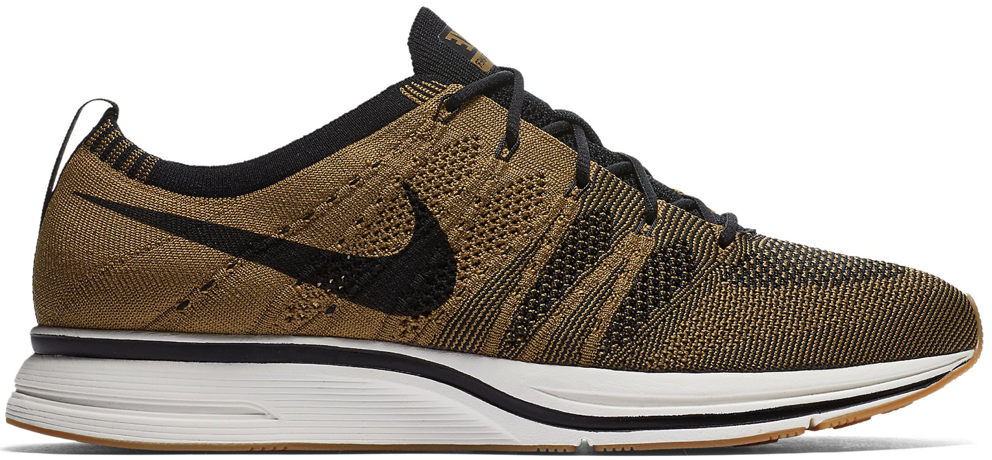 nike flyknit trainer gold