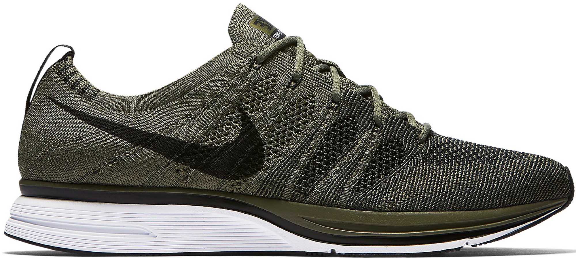 olive flyknit trainer