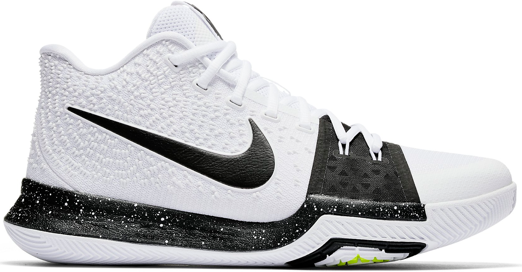 kyrie 3 black and white