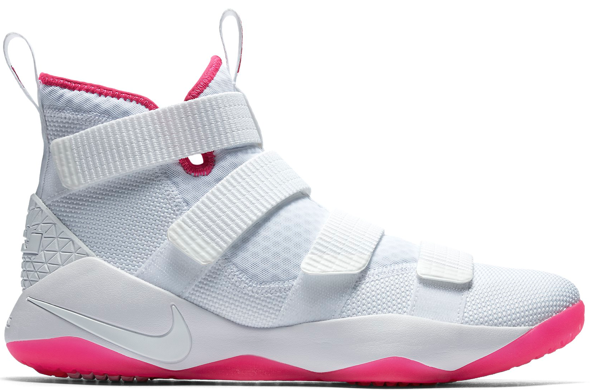 pink and white lebron soldiers