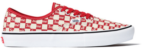 red checkerboard authentic vans
