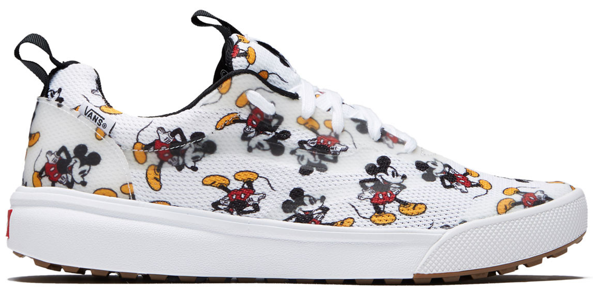 mickey mouse vans white